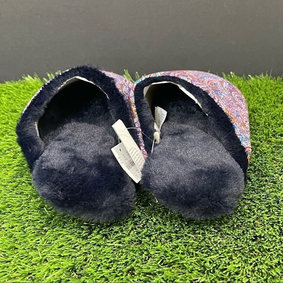J. Crew Paisley Scuff Slippers NWT - Picture 4 of 8